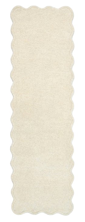 French Bedroom_Elsie Scallop Runner in Cream_£135