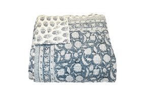French Bedroom_Heritage Handblock Floral Bedspread_£255