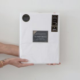 French Bedroom_The Paris Collective 1000TC Egyptian Cotton Fitted Sheet_£115