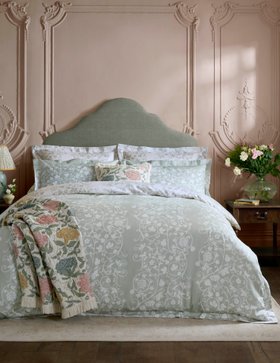 French Bedroom_Tudor Trail Sage Bed Linen Set_£110