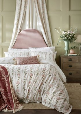 French Bedroom_Waistcoat Stripe Bed Linen Set_£80