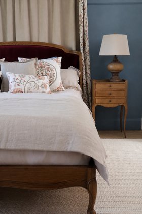 French Bedroom_Mykonos Frayed Border Bed Runner_£98