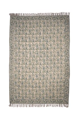 Botanical Handblock Rug
