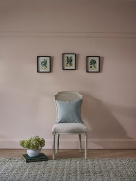 French Bedroom_Debutante Blue Velvet Cushion_£40
