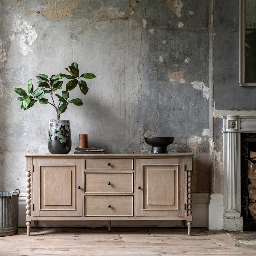 French Bedroom_Bobbin 5-Compartment Sideboard_£1295