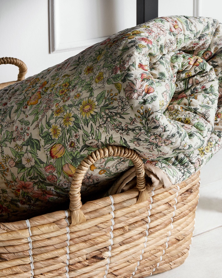 French Bedroom_Wildflower Quilted Bedspread_£145