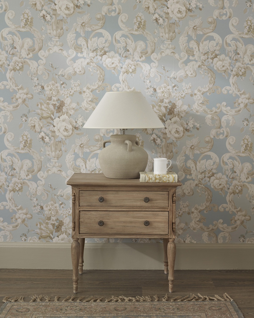 French Bedroom_Clair de Lune Bedside Table_£475