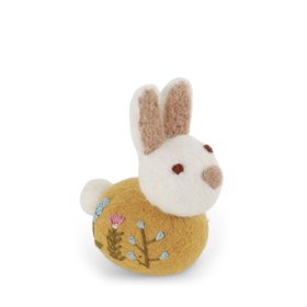 Bunny Embroidered Felt Decoration