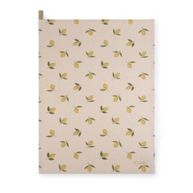 Lemons Linen Tea Towel