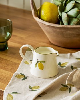 Lemons Mini Stoneware Jug