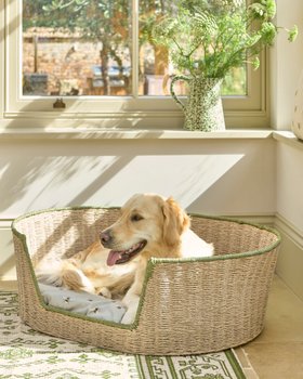 Bees Oval Pet Mattress