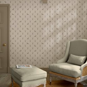 Highland Stag Wallpaper - Rutland Stone