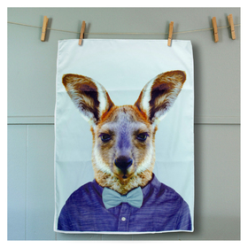Tea Towel Kangaroo by Annabel Trends
