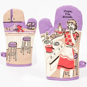 Blue Q - "Oops, I'm Drunk" Funny Oven Mitt 