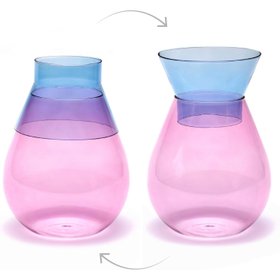 Peleg Design Twotone Glass Vase (Pink/Blue)