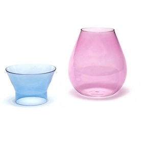 Peleg Design Twotone Glass Vase (Pink/Blue)