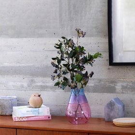 Peleg Design Twotone Glass Vase (Pink/Blue)