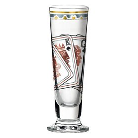 Ritzenhoff Black Label Schnapps Glass – "CARDS"
