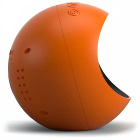 Newgate "Centre of the Earth" LCD Alarm Clock – Pumpkin Orange