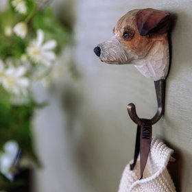 Wildlife Garden Wall Hook Jack Russell Terrier