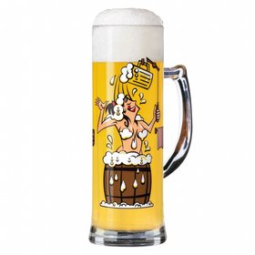 Ritzenhoff Beer Mug (Seidel) – "Beer Shower" by Oliver Hartmann