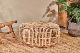 Kedarpur Retro Rattan Coffee Table