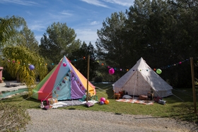 The Weekender Tent - Rainbow & Aztec