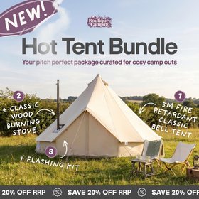 5m Fire Retardant Classic Tent & Stove Bundle