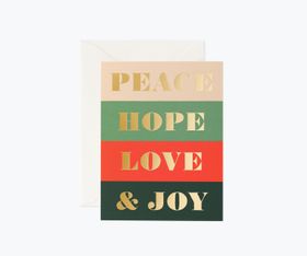PEACE AND JOY CHRISTMAS CARDS SET