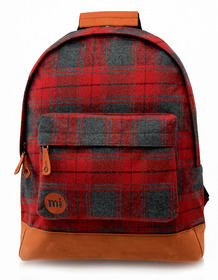 Red Tartan Kids Backpack