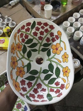 El Jadidia Moroccan Oval shaped sink