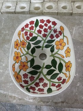 El Jadidia Moroccan Oval shaped sink