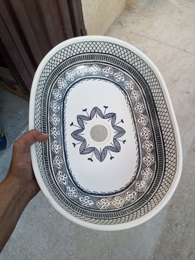 Mohammedia Moroccan Oval shaped sink