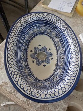 Medina Moroccan Oval shaped sink