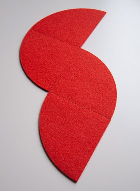 Halbkreis  & Viertel - 3 mm Designfilz, 20 bis 120 cm Durchmesser