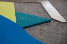 Designfilz Petrol meliert - 3 oder 5 mm dick im individuellen Zuschnitt