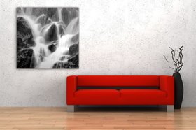 Akustikbild / Bassabsorber "Wasserfall"