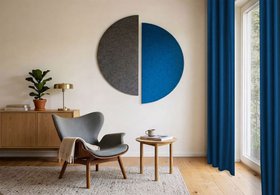 HALBRUND aus 5 mm gefärbtem Design-Wollfilz, 20 bis 120 cm Durchmesser