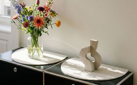 HALBRUND aus 5 mm gefärbtem Design-Wollfilz, 20 bis 120 cm Durchmesser