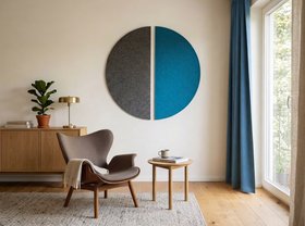 DOT runde Filz-Fliesen, selbstklebend