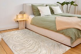 Teppich Astra Lou 251-003 Wellen creme-grau