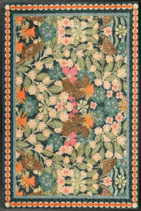 Teppich wash+dry Garden Luxe Blue