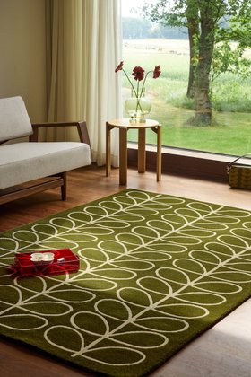 Teppich Orla Kiely Linear Stem Olive 060501