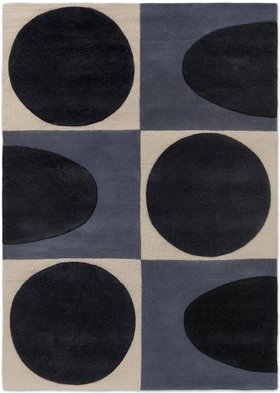 Teppich Orla Kiely Spot Square Blue/Navy 157908