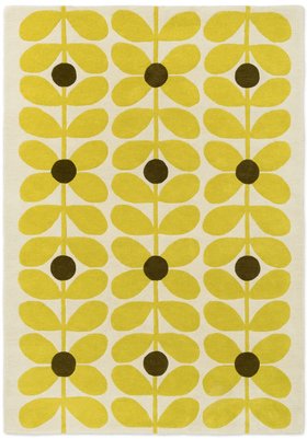 Teppich Orla Kiely Sixties Stem Yellow 158106