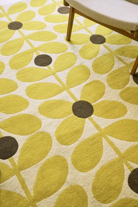 Teppich Orla Kiely Sixties Stem Yellow 158106