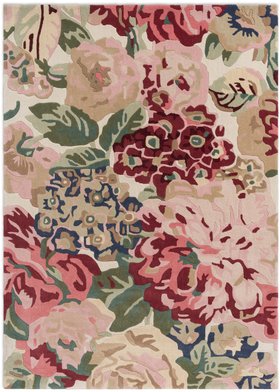 Sanderson Teppich Rose & Peony 45000 red