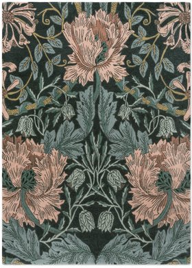 Teppich Morris & Co. Honeysuckle & Tulip Teal 130407