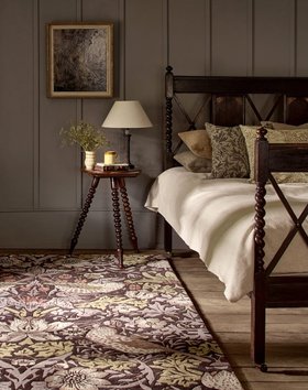 Teppich Morris & Co. Strawberry Thief grape 27705