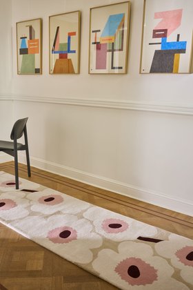 Marimekko Teppich Unikko 132402 Beige/Pink